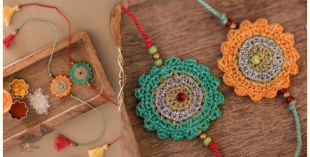 Crochet Rakhi | Seher Rakhi (Set of 2)