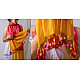 A Symphony in Color | Hand Knitted Crochet Chanderi Stole - J