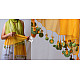A Symphony in Color | Hand Knitted Crochet Chanderi Stole - L