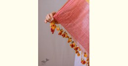 A Symphony in Color | Hand Knitted Crochet Chanderi Stole - K