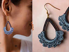 Crochet | Rain drop ~ Grey