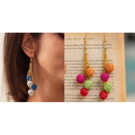 shop online Crochet handcrafted Swing Earrings