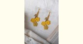 Crochet | Swing Earrings ~ Yellow Poppies