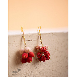 Crochet | Swing Earrings ~ Red Ombre