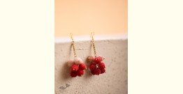 Crochet | Swing Earrings ~ Red Ombre