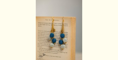 Crochet | Swing Earrings ( Two Options - Blue/ Multi )