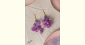 Crochet | Swing Floral Earrings ( Three Options - Pink / Purple / Yellow )