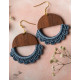 shop online Crochet handcrafted Swing Earrings Moon 