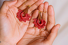 Crochet | Diamond Drop ~ Red 