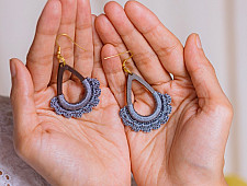 Crochet | Rain drop ~ Grey