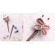 shop Crochet Butterfly & Tiki Hair Sticks (Pair)