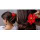 shop Hair Stick - Dark Red Camellia