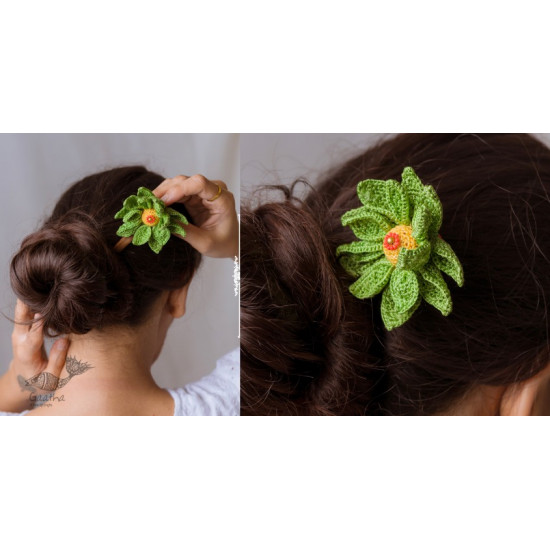 shop Hair Stick -Green Camellia