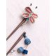 shop Crochet Butterfly & Tiki Hair Sticks (Pair)