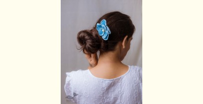 Crochet ✩  Hair Stick - Blue Lotus 
