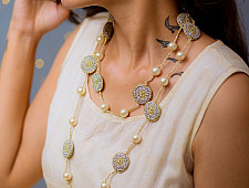 Crochet Necklace | Nakshatra Necklace ~ Shimmer 