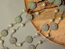 Crochet Necklace | Nakshatra Necklace ~ Shimmer 