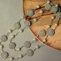 Crochet Necklace | Nakshatra Necklace ~ Shimmer 