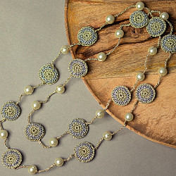 Crochet Necklace | Nakshatra Necklace ~ Shimmer 