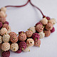 shop Crochet Necklace - Guldasta Necklace ~ Rust