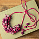 shop Crochet Necklace - Guldasta Necklace ~ Pink