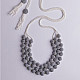 shop Crochet Necklace - Aadya Necklace ~ Silver