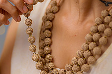 Crochet Necklace | Aadya Necklace ~ Rose Gold