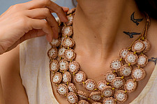 Crochet Necklace | Mausam Necklace ~ Earth 