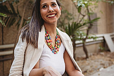 Crochet Necklace | Mela Layered Necklace ~ Multicolored