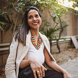 Crochet Necklace | Mela Layered Necklace ~ Multicolored
