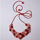 shop Crochet Necklace - Zuri Necklace ~ Red