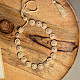 shop Crochet Necklace -  Ornate Beige Tikki Necklace 