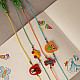 Handmade Cute Toys & Animals Kids Crochet  Rakhi (Set of 4)