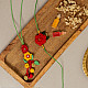 Handmade Crochet Rakhi & Lumba Set Surkh Gulab (Set of 2)