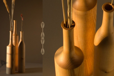 Sankhla | Handcrafted Wooden Vase