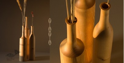 Sankhla | Handcrafted Wooden Vase
