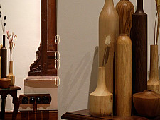 Sankhla | Handmade Wooden Vase (Set)