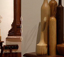 Sankhla | Handmade Wooden Vase (Set)