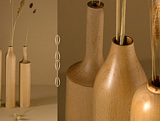 Sankhla | Wooden Flower Vase (Set of Three )