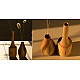 shop Wooden Miniature Vase (Set of Two)