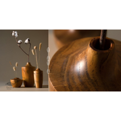 Sankhla | Wooden Miniature Vases