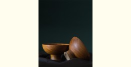 Sankhla | Teak Wood Bowl ( Set of Two)