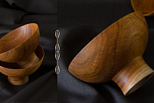 Sankhla | Teak Wood Bowl ( Set of Two)