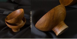 Sankhla | Teak Wood Bowl ( Set of Two)