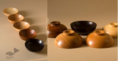 Sankhla | Wooden Bowl (Set)