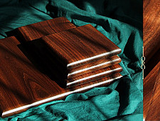 Sankhla ✼ Walnut Wooden Platter (Set of 4) ✼ 10