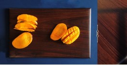 Sankhla ✼ Walnut Wooden Serving Plate / Platter  ✼ 9