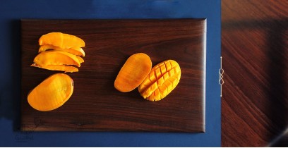 Sankhla ✼ Walnut Wooden Serving Plate / Platter  ✼ 9
