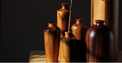 Sankhla ✼ Wooden Vases (Set of Six) ✼ 6