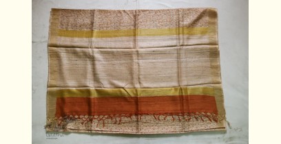 पद्मिनी . Padminī ❋ Tussar silk . Block Print Saree ❋ 21